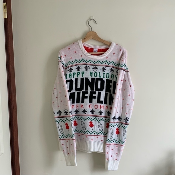 The Office Dunder Mifflin Ugly Christmas Sweater - Picture 5 of 7